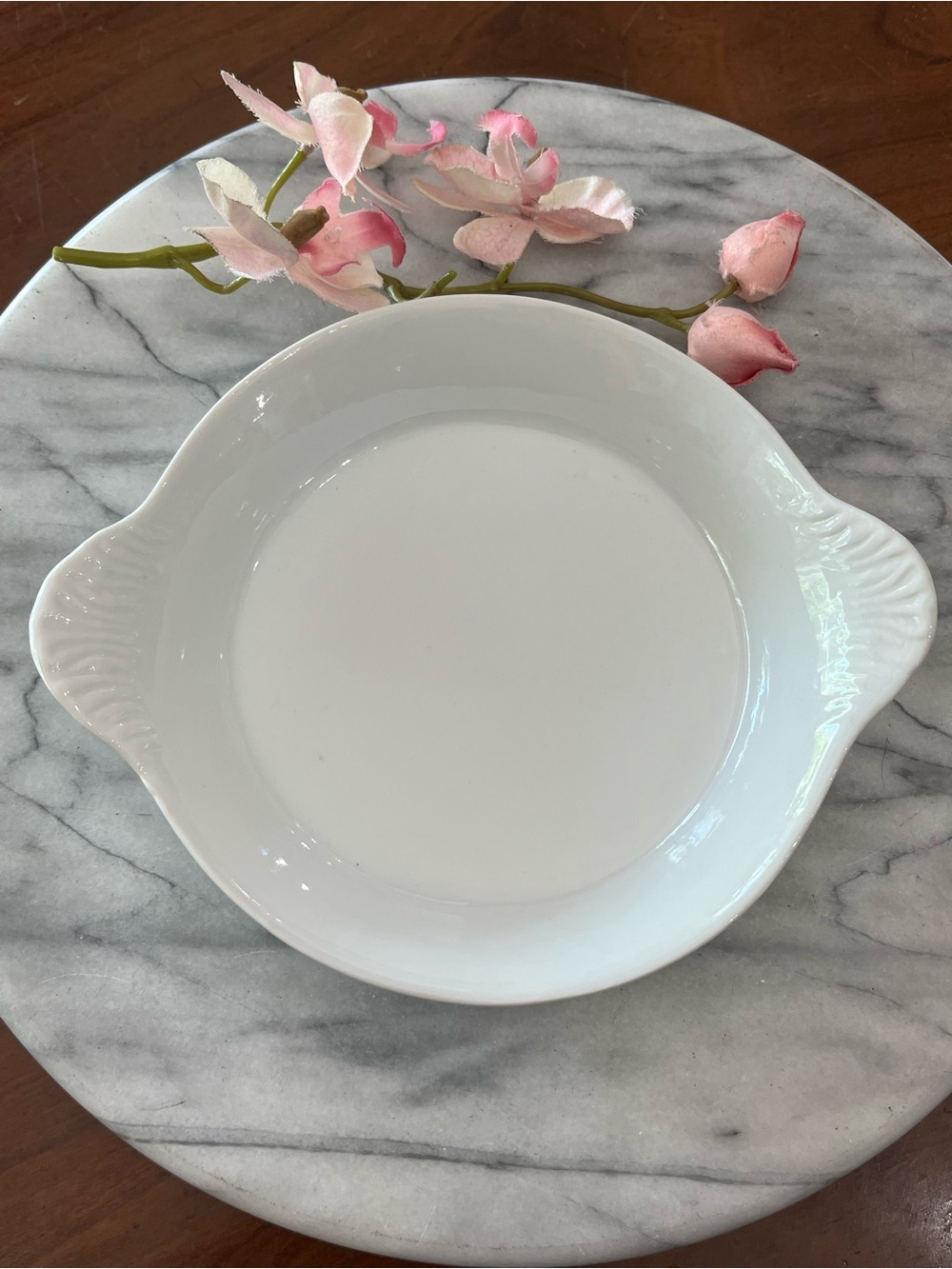 NWT BIA Cordon Bleu 14oz White Porcelain Round Au Gratin Dishes, 4-Set